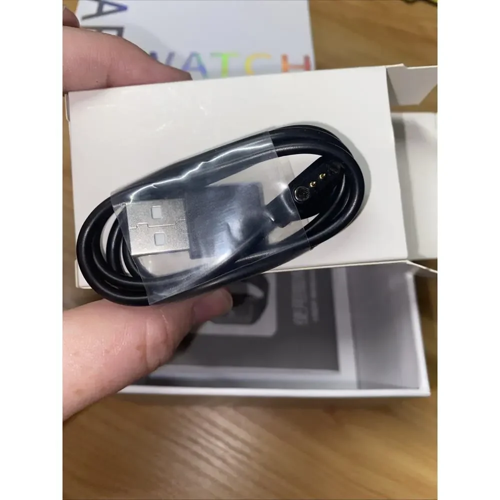 EZON S7 Smart Watch Fitness Tracker Bluetooth Voice Assistant Black Silicone